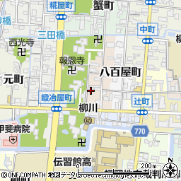 福岡県柳川市西魚屋町43周辺の地図