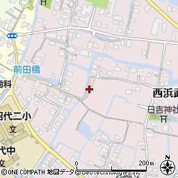 福岡県柳川市西浜武1229周辺の地図
