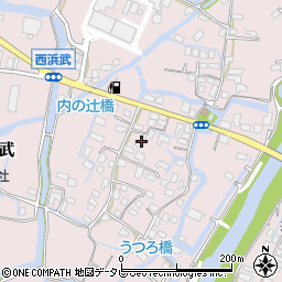 福岡県柳川市西浜武907-1周辺の地図