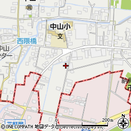 福岡県柳川市三橋町中山31周辺の地図