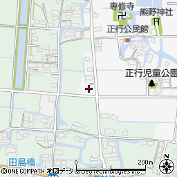福岡県柳川市三橋町正行323周辺の地図