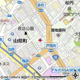 かど屋 長崎佐世保店周辺の地図
