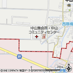 福岡県柳川市三橋町中山792周辺の地図