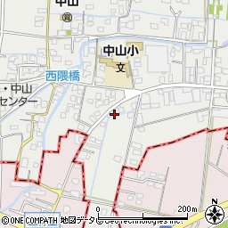 福岡県柳川市三橋町中山27周辺の地図