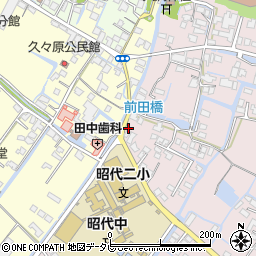 福岡県柳川市西浜武1197周辺の地図