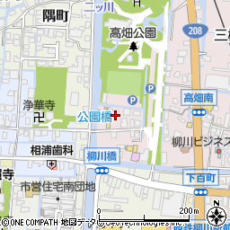 福岡県柳川市三橋町高畑326周辺の地図