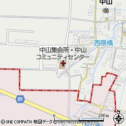 福岡県柳川市三橋町中山795周辺の地図