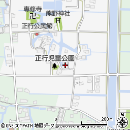 福岡県柳川市三橋町正行292-3周辺の地図