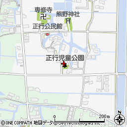 福岡県柳川市三橋町正行360周辺の地図