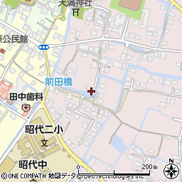 福岡県柳川市西浜武1164-1周辺の地図