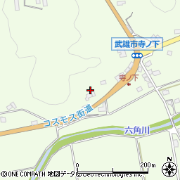 佐賀県武雄市東川登町大字永野887-6周辺の地図