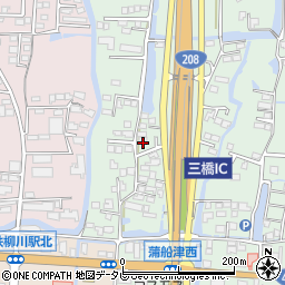 福岡県柳川市三橋町蒲船津145周辺の地図