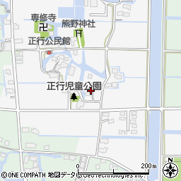 福岡県柳川市三橋町正行292周辺の地図