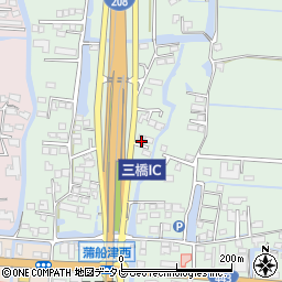 福岡県柳川市三橋町蒲船津496周辺の地図