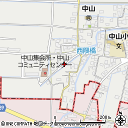 福岡県柳川市三橋町中山763周辺の地図