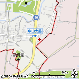 福岡県柳川市三橋町中山164周辺の地図