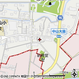 福岡県柳川市三橋町中山158周辺の地図