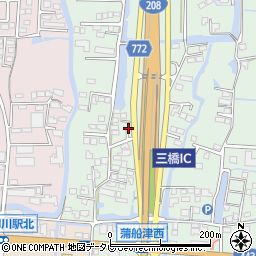 福岡県柳川市三橋町蒲船津515-11周辺の地図