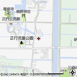福岡県柳川市三橋町正行280-3周辺の地図