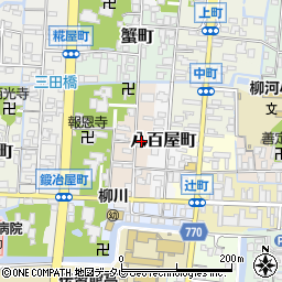 福岡県柳川市西魚屋町22周辺の地図