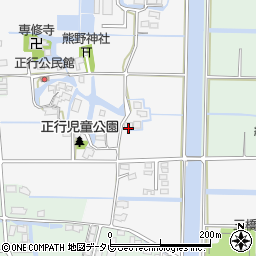 福岡県柳川市三橋町正行280周辺の地図