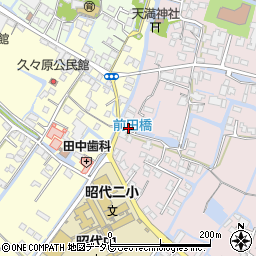 福岡県柳川市西浜武1196周辺の地図