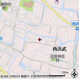 福岡県柳川市西浜武1241周辺の地図