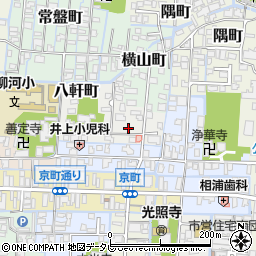 福岡県柳川市曙町周辺の地図