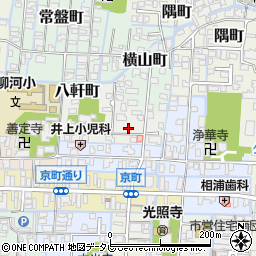 福岡県柳川市曙町周辺の地図