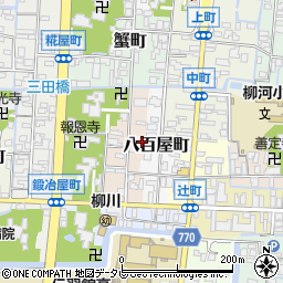 福岡県柳川市西魚屋町21周辺の地図