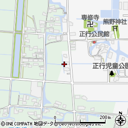 福岡県柳川市三橋町正行321周辺の地図