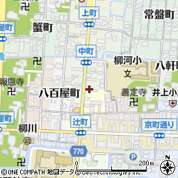 福岡県柳川市中町3周辺の地図