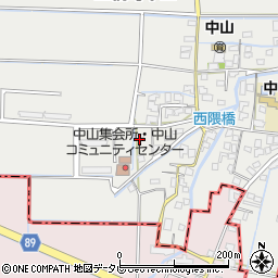 福岡県柳川市三橋町中山771周辺の地図