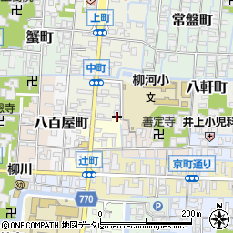 福岡県柳川市中町2周辺の地図