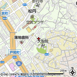 本覚院周辺の地図