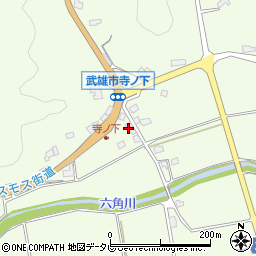 佐賀県武雄市東川登町大字永野751周辺の地図