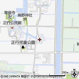 福岡県柳川市三橋町正行270周辺の地図