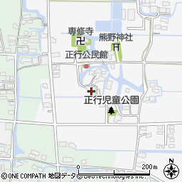 福岡県柳川市三橋町正行347周辺の地図