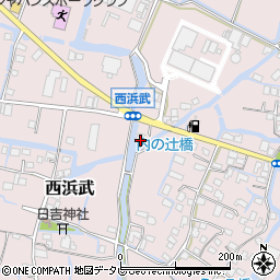 福岡県柳川市西浜武966周辺の地図