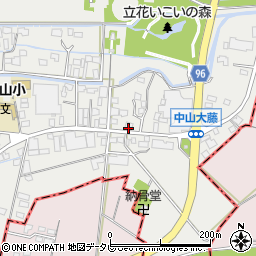 福岡県柳川市三橋町中山282周辺の地図