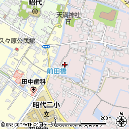 福岡県柳川市西浜武1193周辺の地図