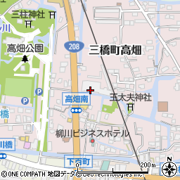 ドミノ・ピザ　柳川店周辺の地図