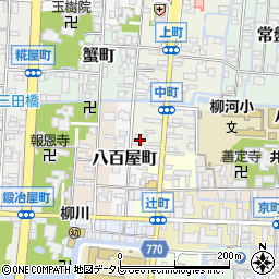 福岡県柳川市中町40周辺の地図