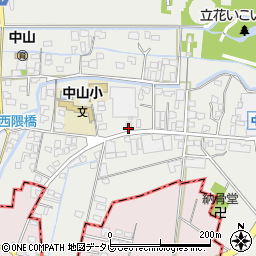 福岡県柳川市三橋町中山330周辺の地図