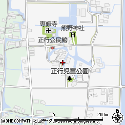 福岡県柳川市三橋町正行342周辺の地図