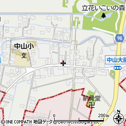 福岡県柳川市三橋町中山299周辺の地図