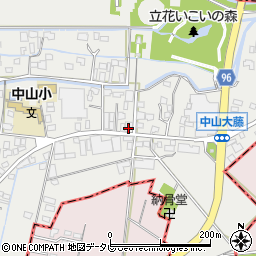 福岡県柳川市三橋町中山296周辺の地図