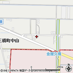 福岡県柳川市三橋町中山833周辺の地図