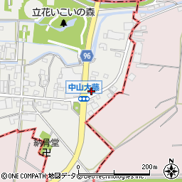 福岡県柳川市三橋町中山245周辺の地図