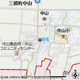 福岡県柳川市三橋町中山474周辺の地図